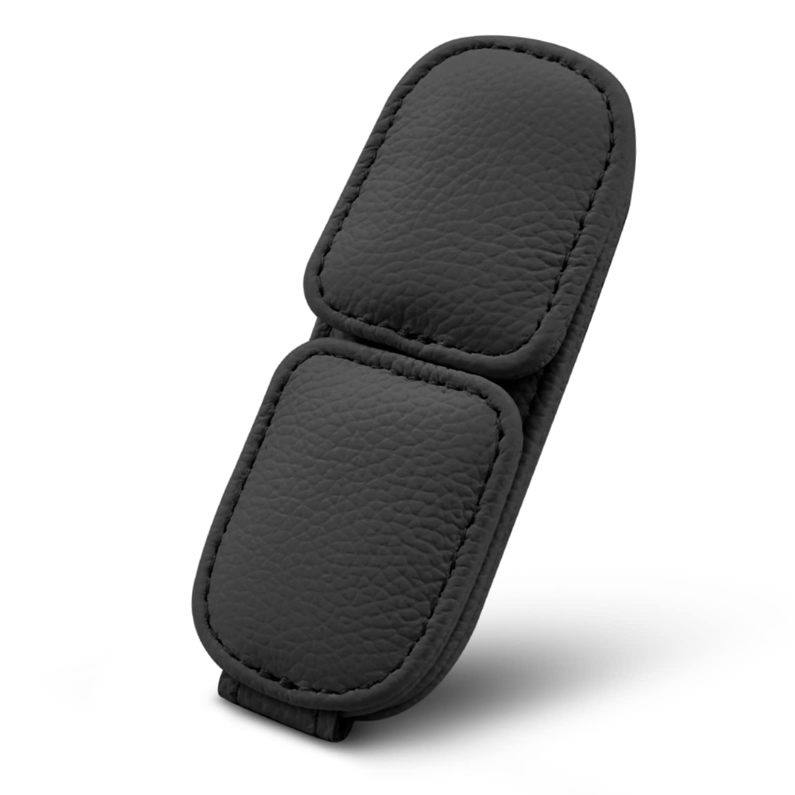 STHIRA Car Sunglasses Holder, Clip On Sunglasses Holder for Car, Magnet Sunglasses Holder for Sun Visor, Double Position PU Car Sunglasses Holder Clip for Versatile Card Receipt Holder Drive License Clamp STHIRA Car Sunglasses Holder, Clip On Sunglasses Holder for Car, Magnet Sunglasses Holder for Sun Visor, Double Position PU Car Sunglasses Holder Clip for Versatile Card Receipt Holder Drive License Clamp